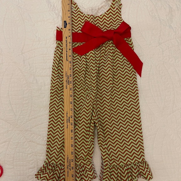 Anvy Kids holiday Jumpsuit Long Romper 3T  girls - Picture 3 of 11